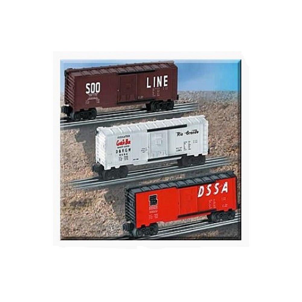 Lionel store box cars