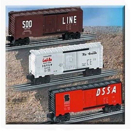 LIONEL 39242 ARCHIVE 6464 BOXCARS SERIES 1 3 PACK