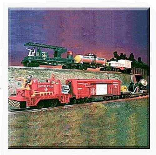 lionel fire and rescue train set