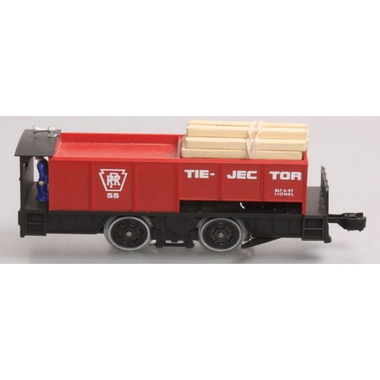 LIONEL 18427 55 TIE-JECTOR CAR PENNSYLVANIA RAILROAD