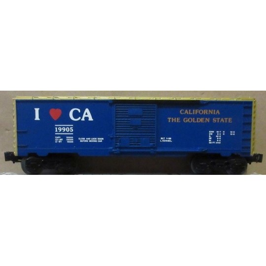 LIONEL 19905 I LOVE CALIFORNIA BOXCAR