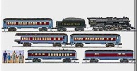 polar express toy train set