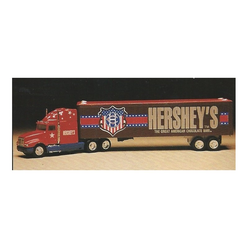 K-LINE K-811202TT HERSHEY'S CHOCOLATE "THE GREAT AMERICAN CHOCOLATE BAR" HEAVY HAULER TRACTOR TRAILER