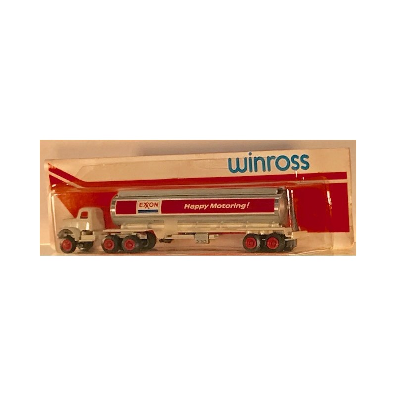 WINROSS EXXON TRACTOR TRAILER AND TRUCK - WHITE CAB