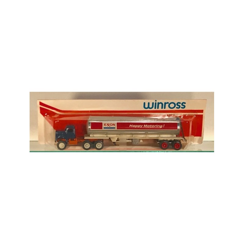 WINROSS EXXON TANKER AND TRUCK - BLUE CAB