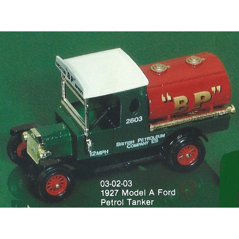 MATCHBOX Y-3 MODELS OF YESTERYEAR B.P. 1927 MODEL A FORD PETROL TANKER