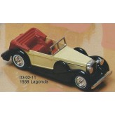 MATCHBOX Y-11 MODELS OF YESTERYEAR 1938 LAGONDA DROPHEAD COUPE CAR