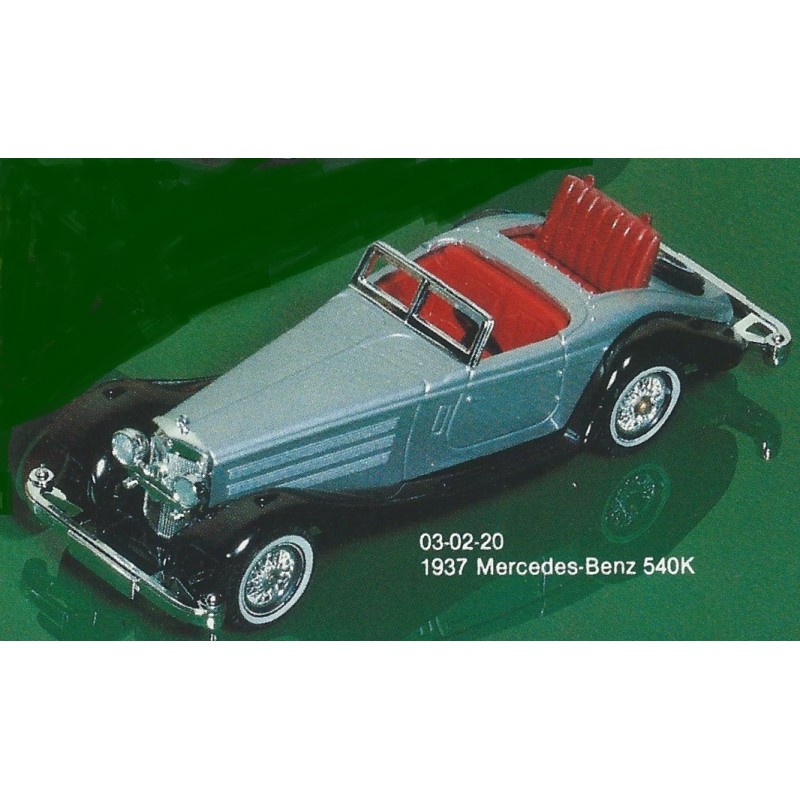 MATCHBOX Y-20 MODELS OF YESTERDAY 1937 MERCEDES-BENZ 540K CAR