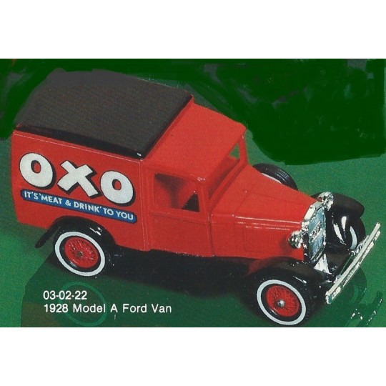 MATCHBOX Y-22 MODELS OF YESTERYEAR OXO 1928 MODEL A FORD VAN