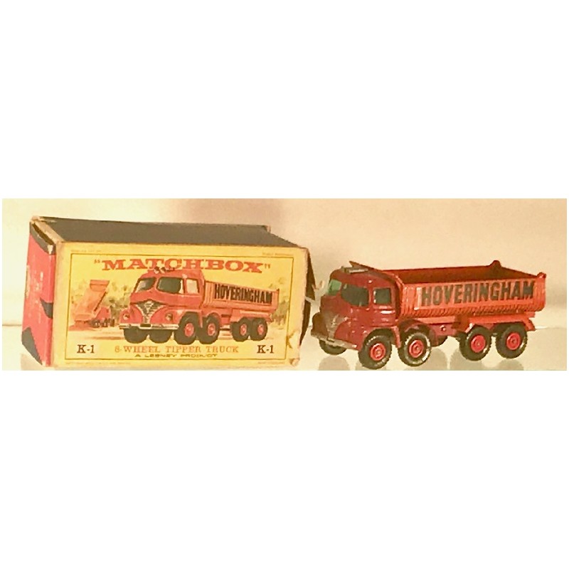 MATCHBOX K-1 8 WHEEL TIPPER TRUCK - HOVERINGHAM