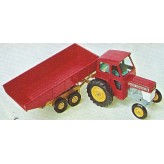 MATCHBOX K-3 MASSEY FERGUSON TRACTOR AND TRAILER