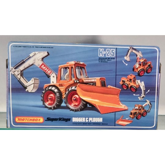 MATCHBOX K-25 DIGGER AND PLOW