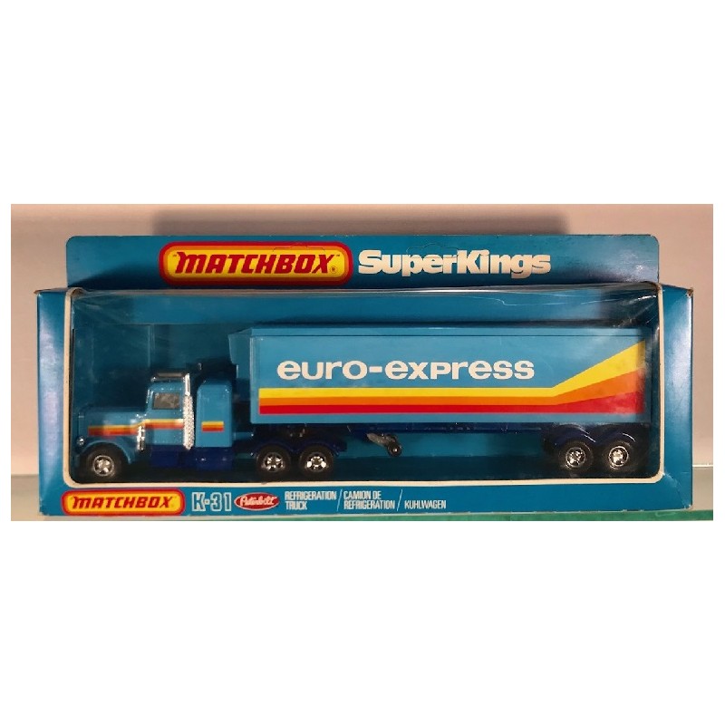 MATCHBOX K-31 PETERBILT EURO EXPRESS REFRIGERATION TRUCK