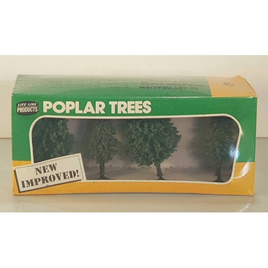 LIFE LIKE 1005 POPLAR TREES SET OF 4