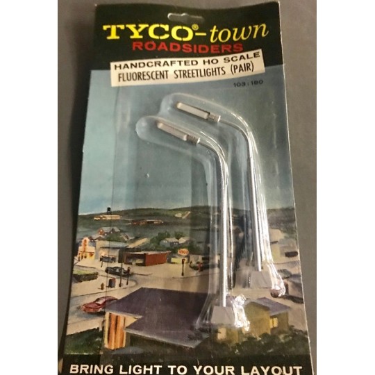 TYCO-town ROADSIDERS FLUORESCENT STREET LIGHTS HO SCALE 103