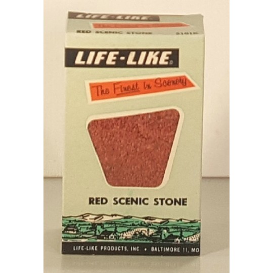 LIFE LIKE 101 RED SCENIC STONE LANDSCAPING MATERIAL