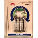 MODEL POWER 6075 LAMP POSTS O GAUGE