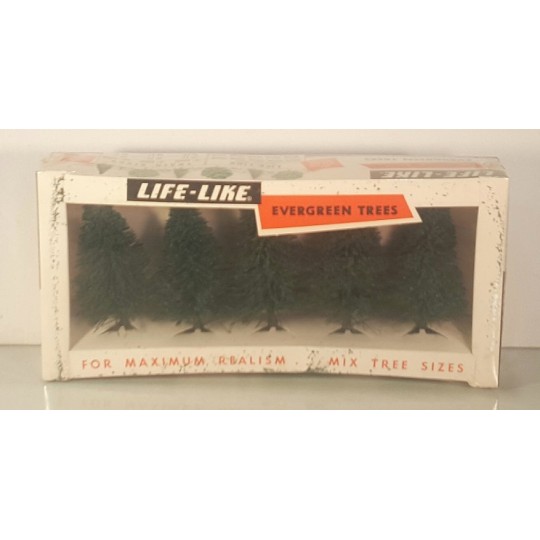 LIFE LIKE S-003R-160 EVERGREEN TREES SET OF 5