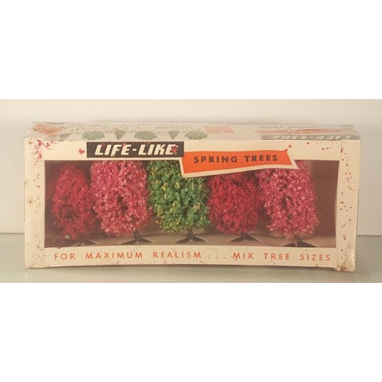 LIFE LIKE S-006R-160 SPRING TREES SET OF 5