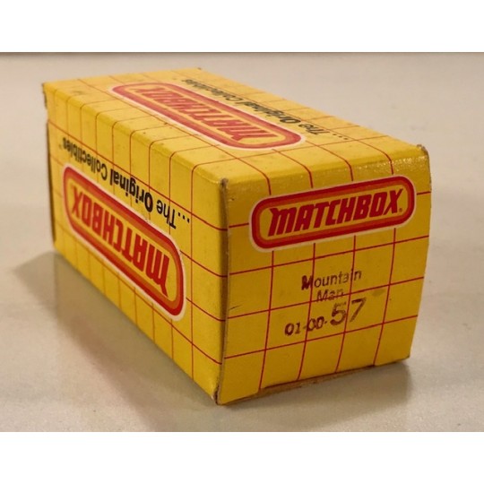 MATCHBOX 57 MOUNTAIN MAN TRUCK EMPTY BOX
