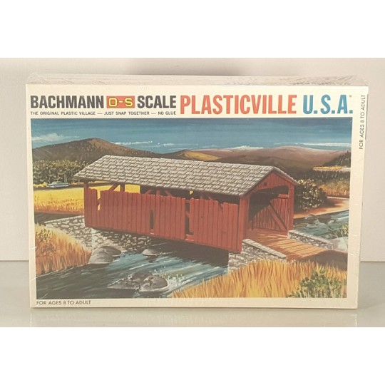 BACHMANN 1920 COVERED BRIDGE BUILDING KIT O GAUGE