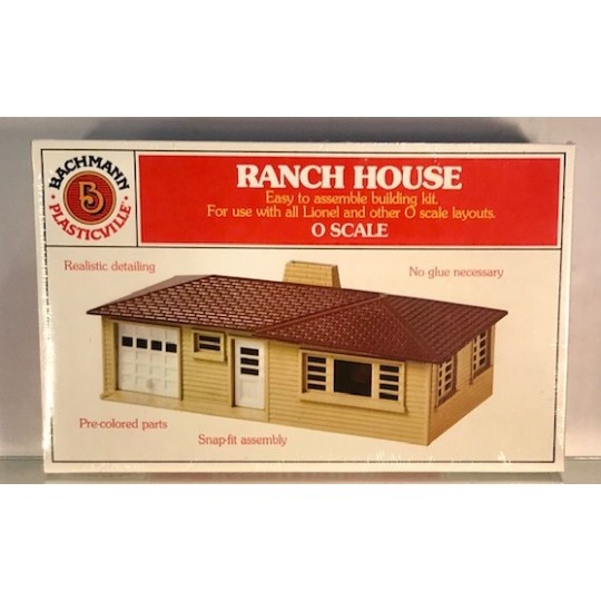 BACHMANN 1934 RANCH HOUSE BUILDING KIT O GAUGE