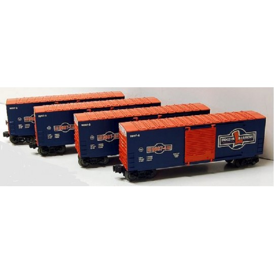 LIONEL 29220 CENTENNIAL SERIES HI-CUBE BOXCAR SET 4 CARS