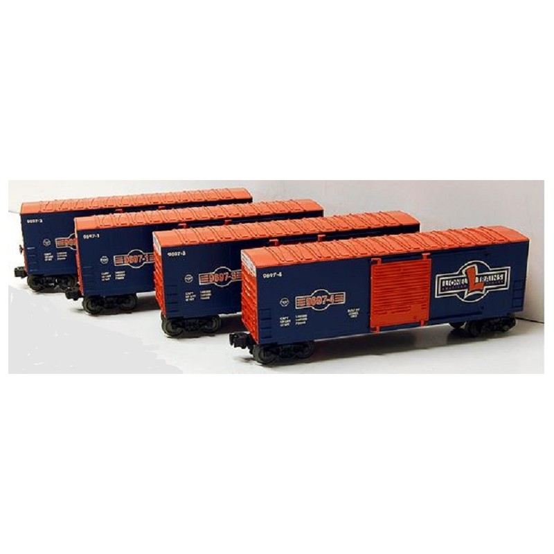 LIONEL 29220 CENTENNIAL SERIES HI-CUBE BOXCAR SET 4 CARS