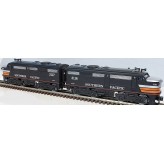 K-LINE K-2116 WITH K-2117 SOUTHERN PACIFIC TWIN A ALCO DIESEL ENGINES