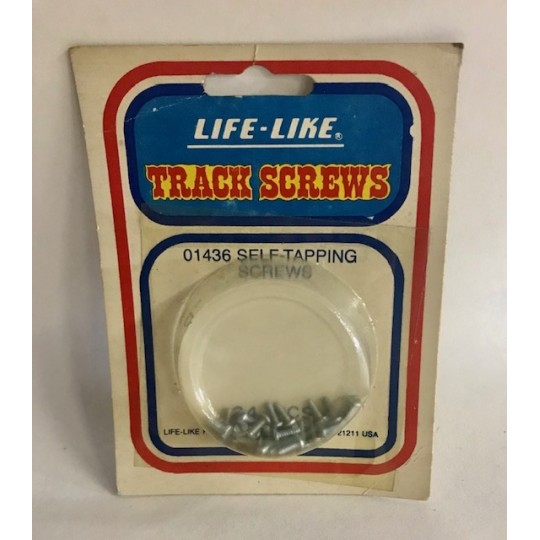 LIFE-LIKE 01436 TRAIN TRACK SCREWS - SELF TAPPING