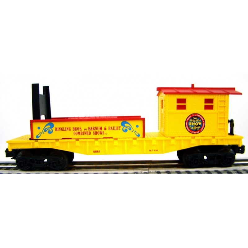K-LINE K-6810 RINGLING BROTHERS AND BARNUM AND BAILEY CIRCUS CRANE CAR