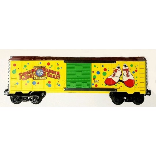 K-LINE K-6487 RINGLING BROTHERS AND BARNUM AND BAILEY CIRCUS BOXCAR