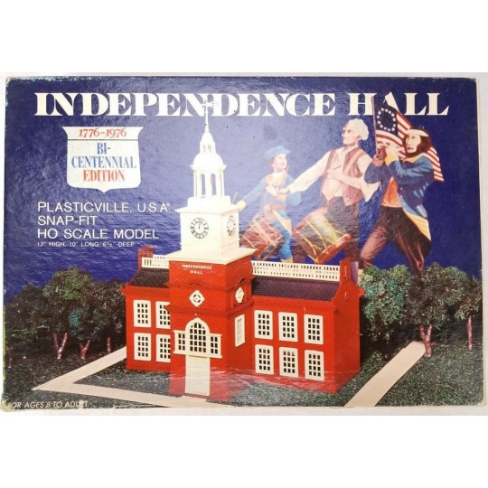 BACHMANN 2921 INDEPENDENCE HALL PLASTICVILLE BUILDING KIT HO SCALE