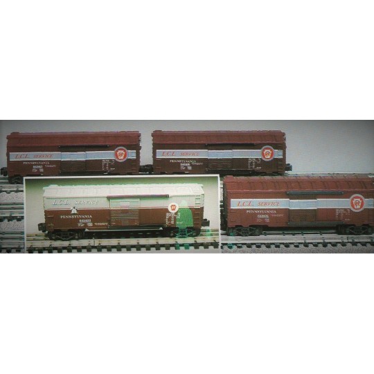K-LINE K-6434A PENNSYLVANIA RAILROAD CLASSIC BOXCARS 4 PACK