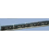 K-LINE K-6221A PENNSYLVANIA RAILROAD COVERED HOPPER 4 PACK