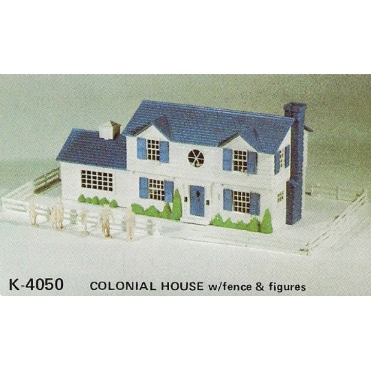 K-LINE K-4050 K-LINEVILLE COLONIAL HOUSE BUILDING KIT