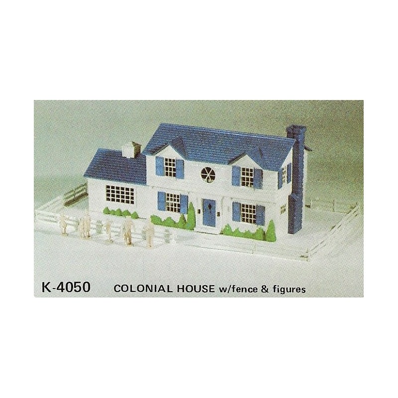 K-LINE K-4050 K-LINEVILLE COLONIAL HOUSE BUILDING KIT
