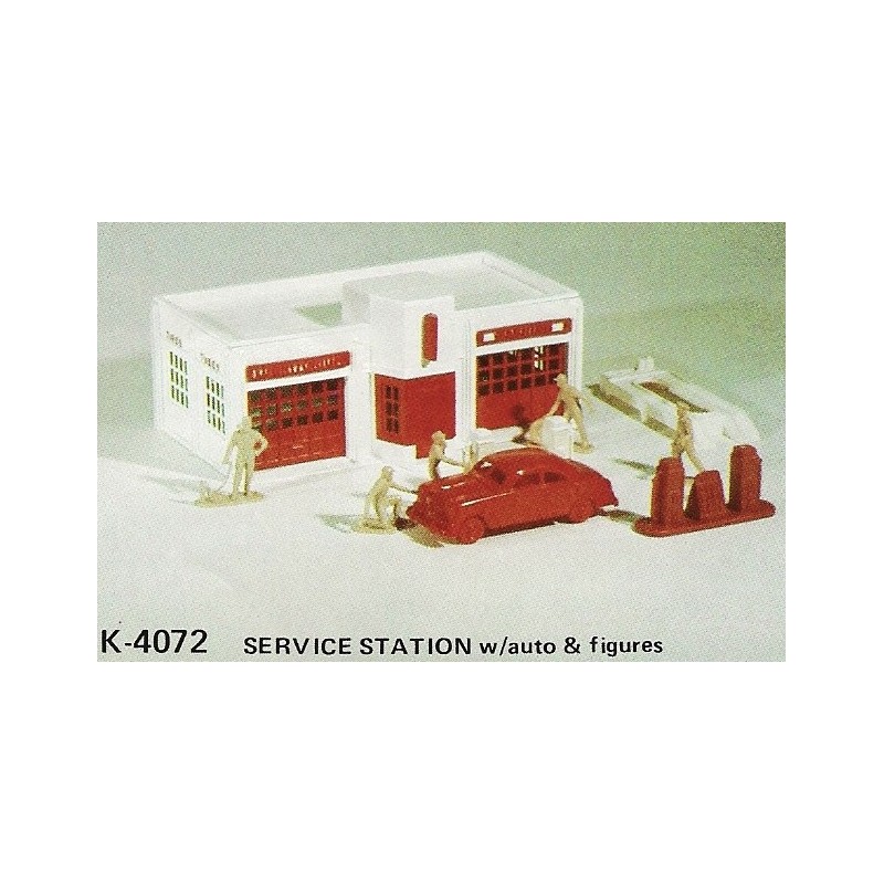 K-LINE K-4072 K-LINEVILLE GAS AND SERVICE STATION BUILDING KIT