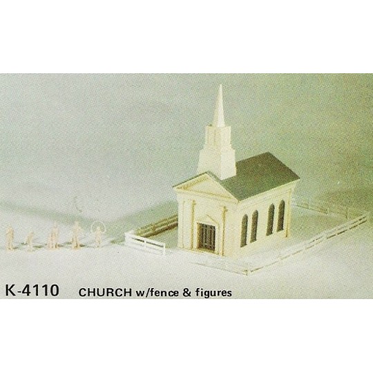 K-LINE K-4110 K-LINEVILLE CHURCH BUILDING KIT