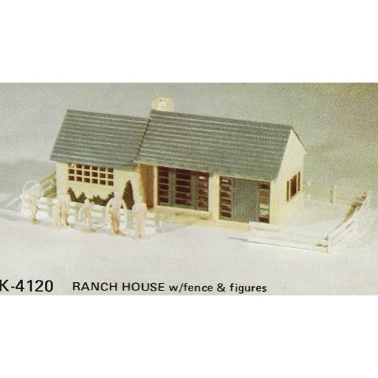 K-LINE K-4120 K-LINEVILLE RANCH HOUSE BUILDING KIT