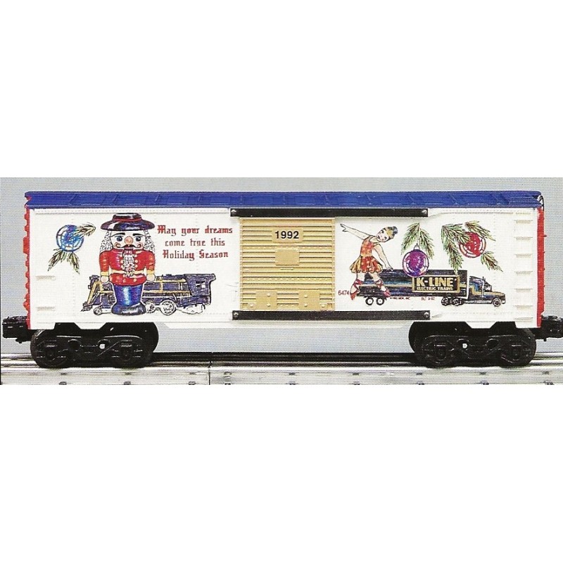 K-LINE K-6474 CHRISTMAS HOLIDAY 1992 BOXCAR