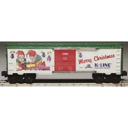 K-LINE K-6444 CHRISTMAS HOLIDAY 1990 BOXCAR