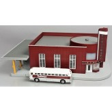 MTH 30-9070 RAIL KING TRAILWAYS BUS STATION