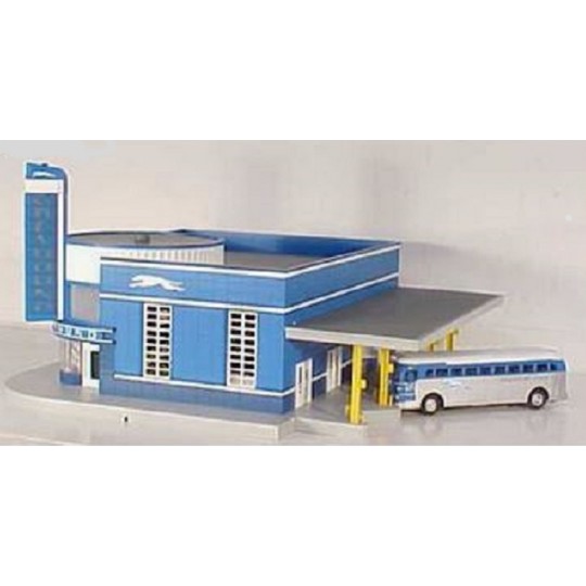 MTH 30-9040 RAIL KING GREYHOUND BUS STATION