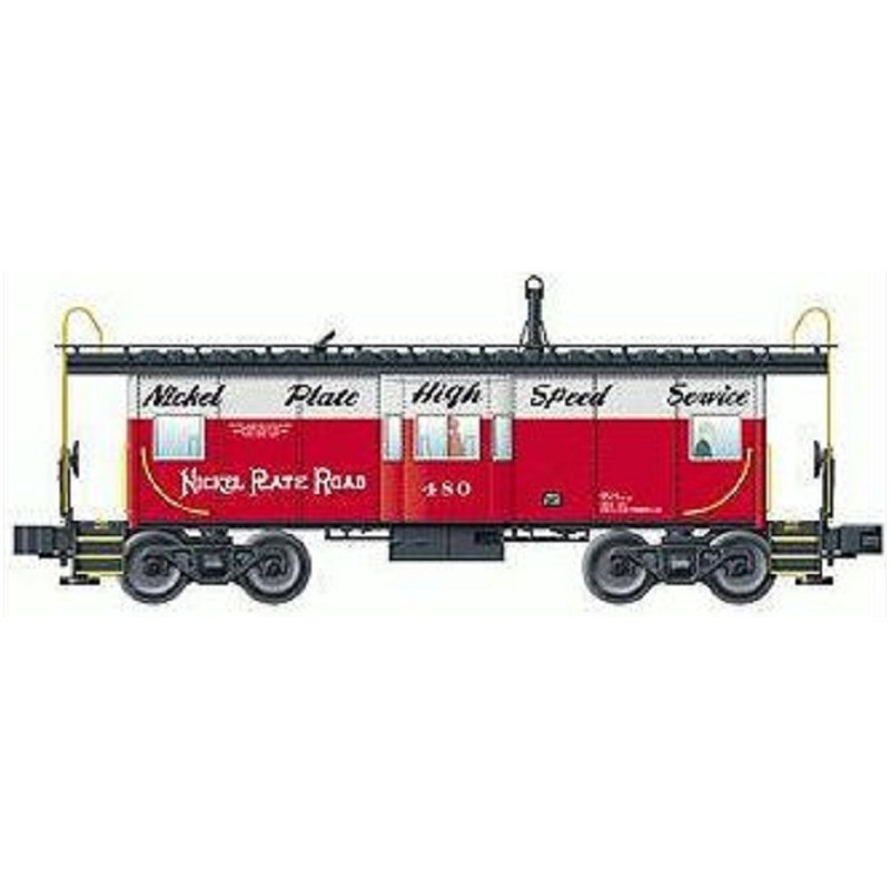 LIONEL 17643 NICKEL PLATE ROAD BAY WINDOW CABOOSE STANDARD O