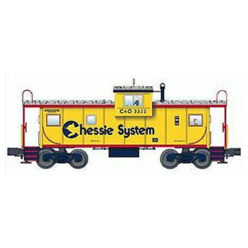 LIONEL 17639 CHESSIE EXTENDED VISION CABOOSE STANDARD O