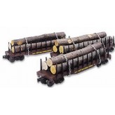 LIONEL 17564 WEST SIDE LUMBER SHAY LOG CARS 3 PACK