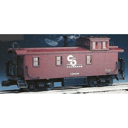 LIONEL 17608 CHESAPEAKE AND OHIO STEEL SIDED STANDARD O CABOOSE