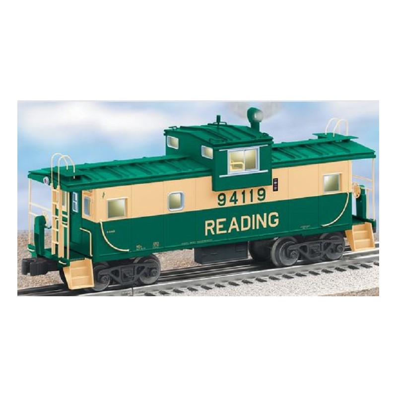 LIONEL 17674 READING EXTENDED VISION CABOOSE STANDARD O