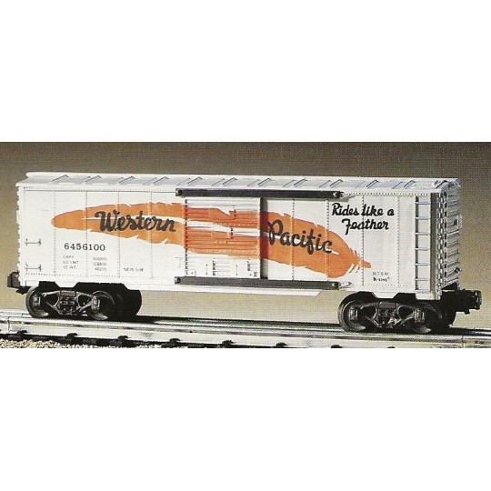 K-LINE 6456 WESTERN PACIFIC FEATHER ROUTE BOXCAR